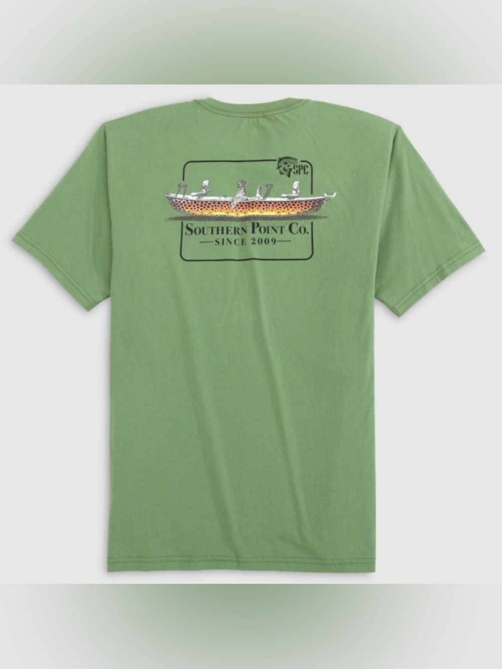 NWT Southern Point Co Trout Boat Unisex Short Sleeve Size Medium